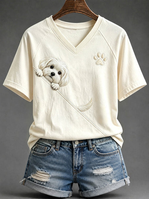 Women's Casual Animal Print T-Shirt