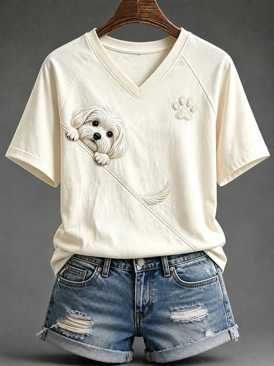 Women's Casual Animal Print T-Shirt