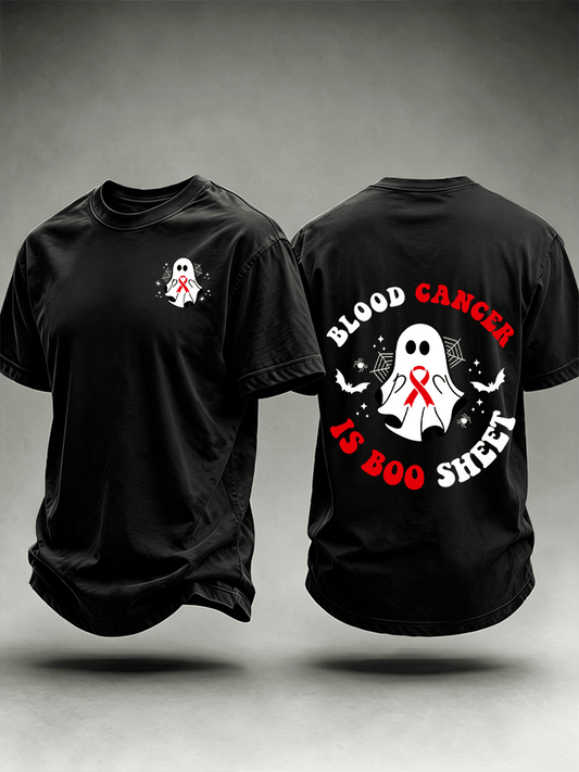 Men's BLOOD CANCER Print T-Shirt