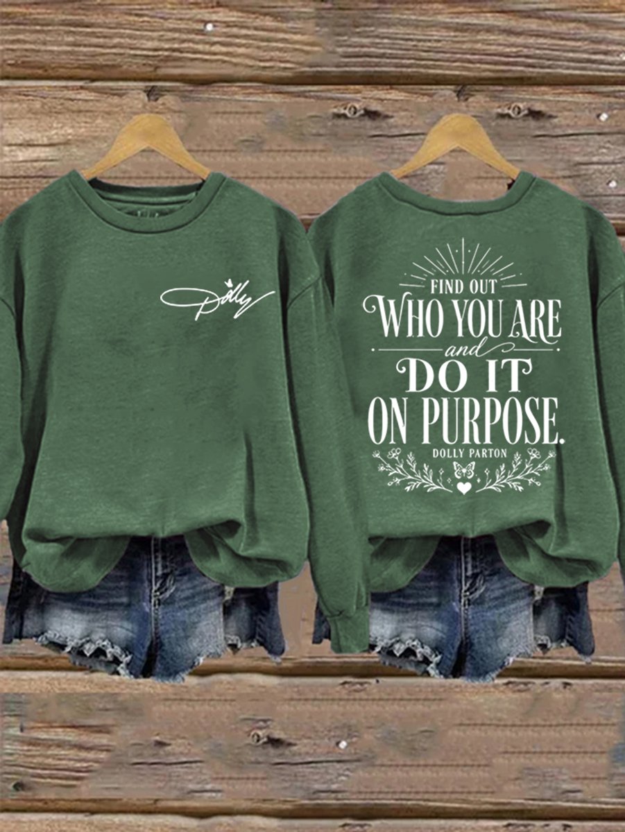 Women's Dolly Parton Memorial Print Sweatshirt
