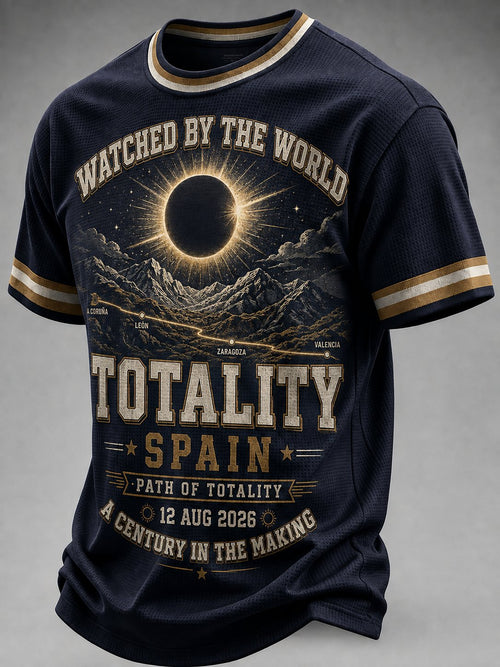 Men's Astronomy Lover Print T-Shirt