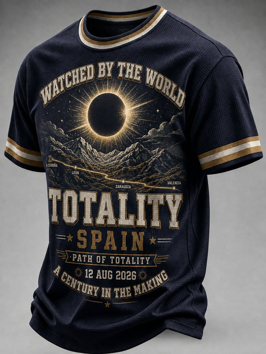 Men's Astronomy Lover Print T-Shirt