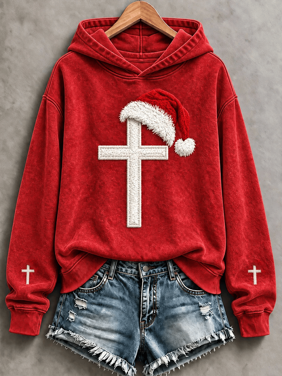 Women's Christmas Faith-Print Top