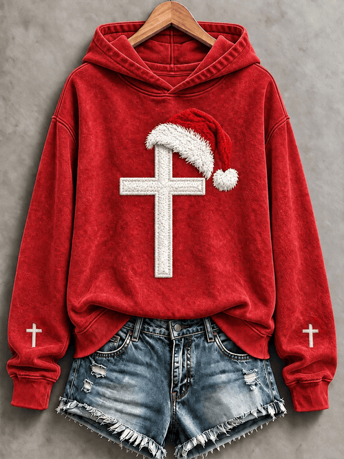 Women's Christmas Faith-Print Top