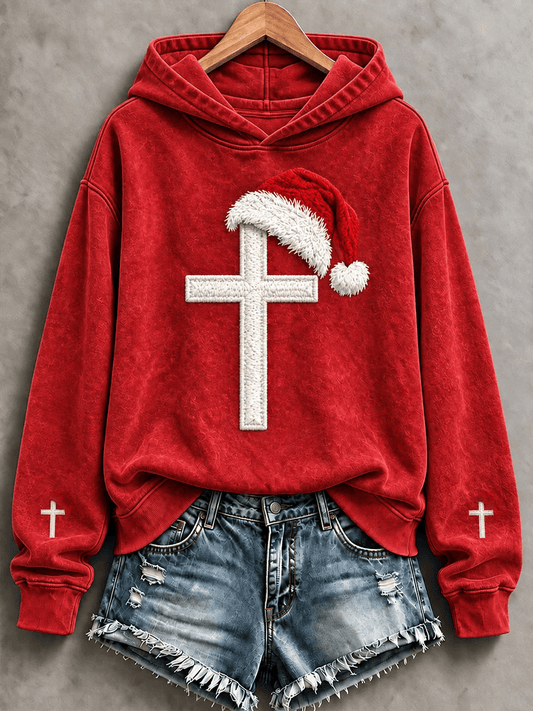 Women's Christmas Faith-Print Top