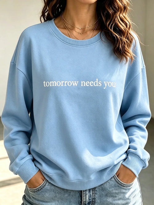 Women's Mental Health&Suicide Prevention Awareness Print Sweatershirt