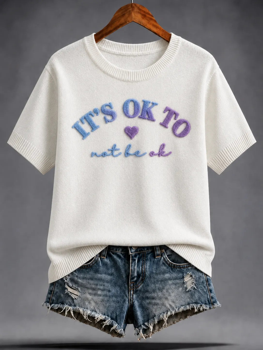 Women's Mental Health&Suicide Prevention Awareness Print T-Shirt