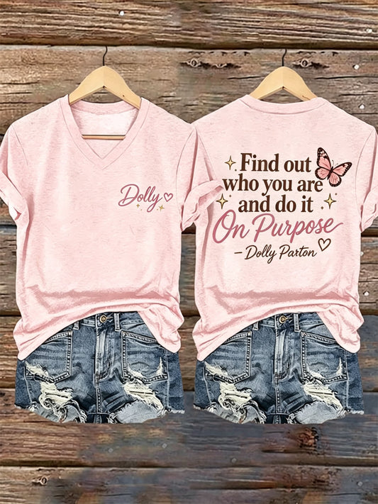 Women's Country Music Legend Tribute Print T-shirt