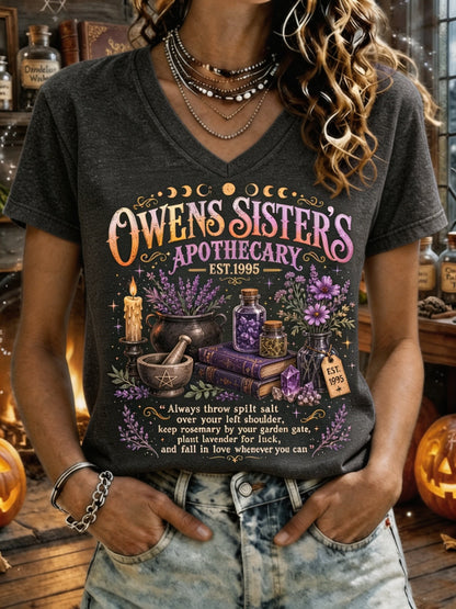 Owens Sisters Apothecary Practical Magic Rules T-Shirt
