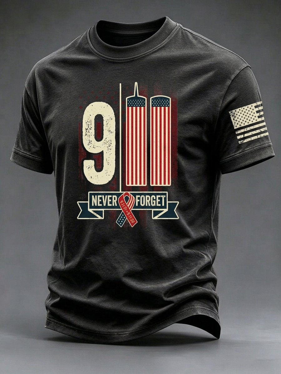 Men's 911 Memorial Graphic Short-Sleeve T-Shirt