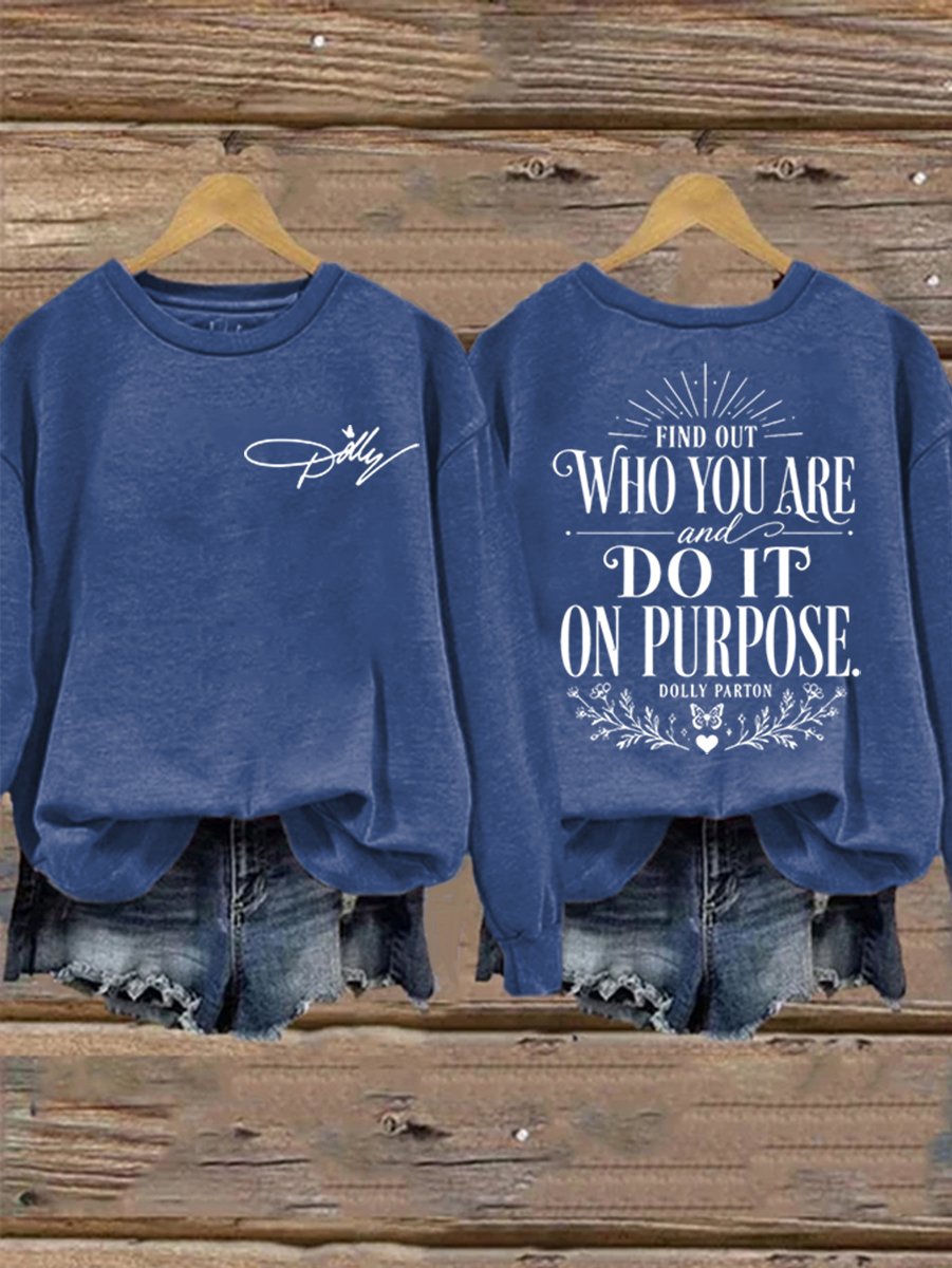 Women's Dolly Parton Memorial Print Sweatshirt