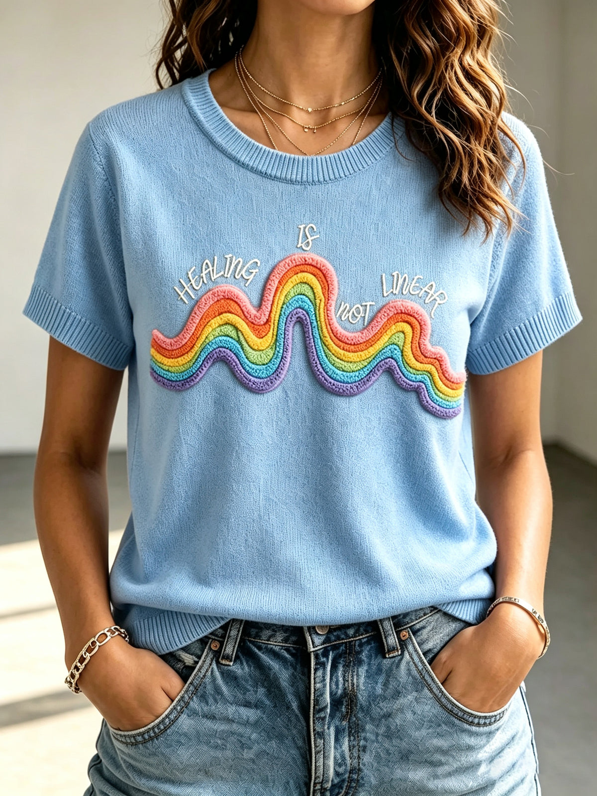 Women's Mental Health&Suicide Prevention Awareness Print T-Shirt
