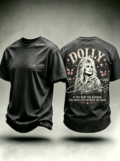 Men's Rip Country Music Lover Queen of Country Printed T-shirt