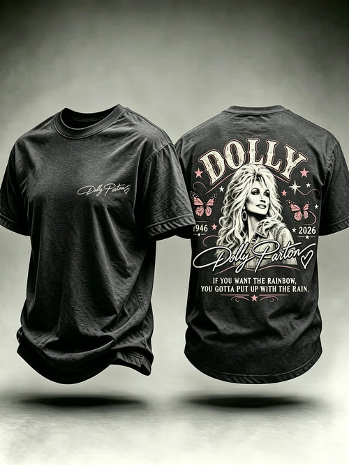Men's Rip Country Music Lover Queen of Country Printed T-shirt