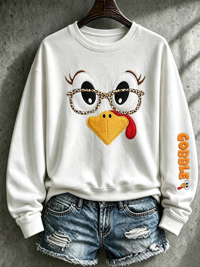 Women's Thanksgiving Print Top