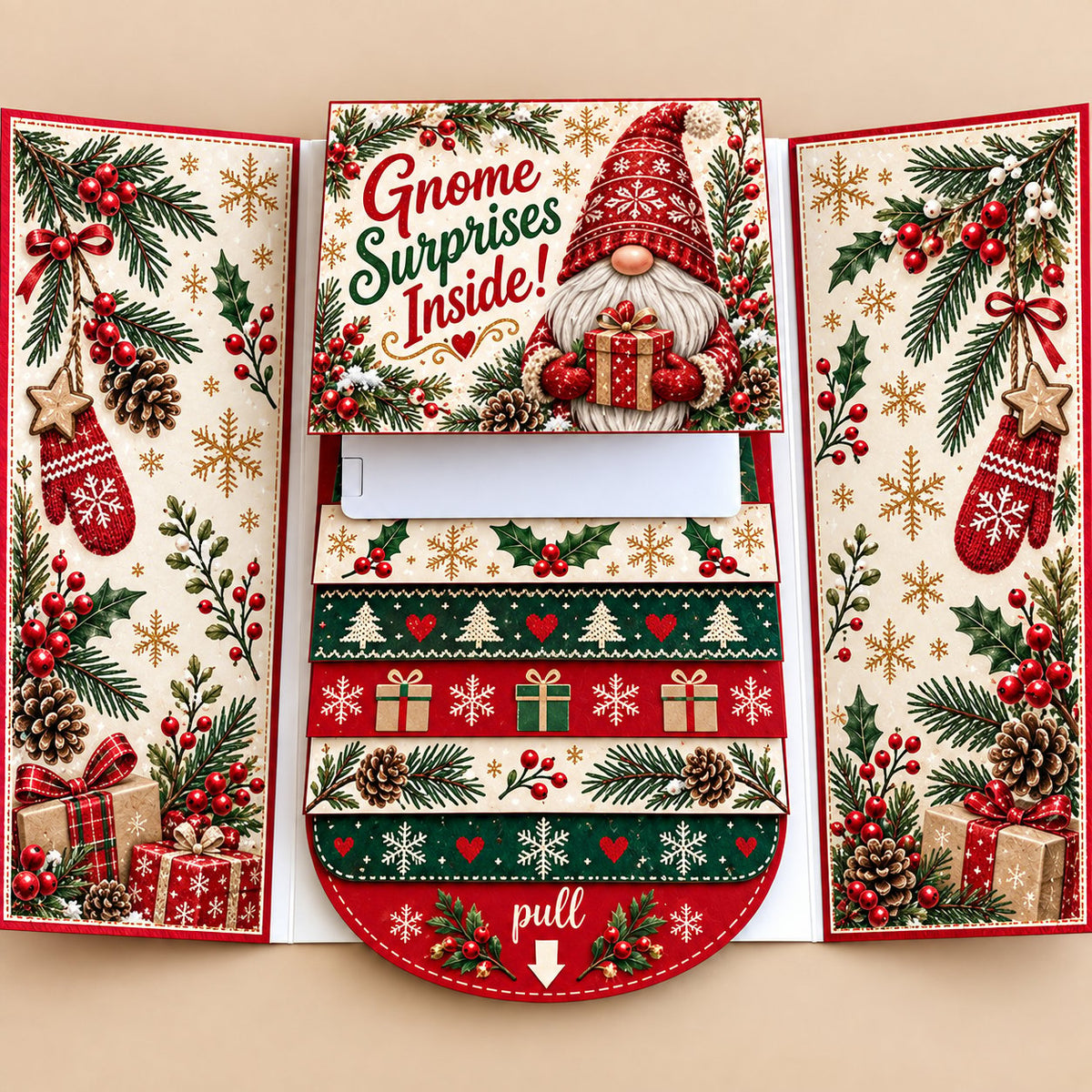 ⏰ LAST DAY 50% OFF - 2026 New 🎅💳 Waterfall Christmas Gift Card Booklet ✨