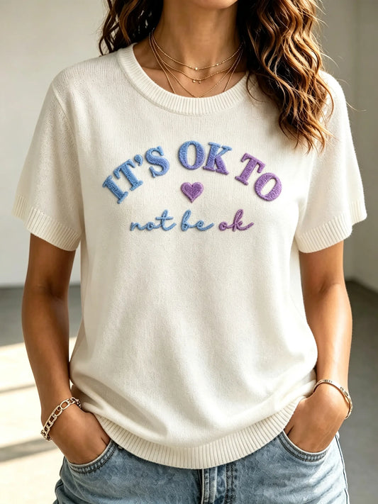 Women's Mental Health&Suicide Prevention Awareness Print T-Shirt