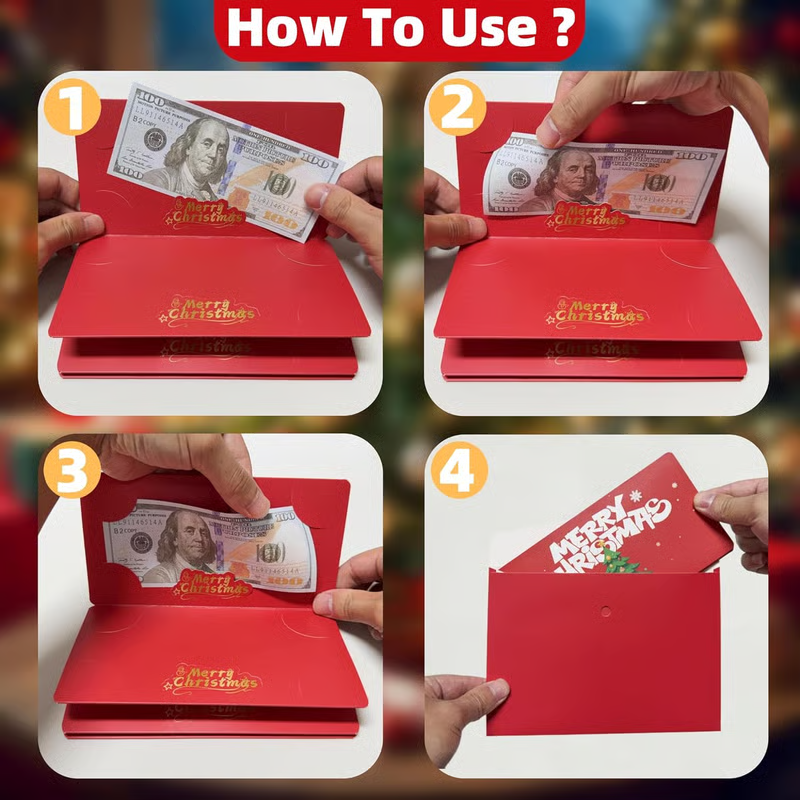 🔥Buy 1 Get 1 Free🧧Christmas Cash Gift Envelope🎅🎄