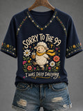 Women's Funny Christian I Was Dilly Dallying Short Sleeve T-shirt