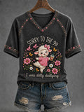 Women's Funny Christian I Was Dilly Dallying Short Sleeve T-shirt