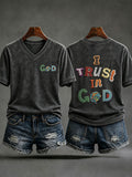 Women's I Trust In God Short-sleeved T-shirt