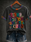 Women's Christian Let Me Tell You About Jesus Short Sleeve T-shirt
