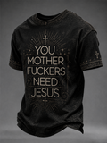 Men's Jesus short sleeves t-shirt