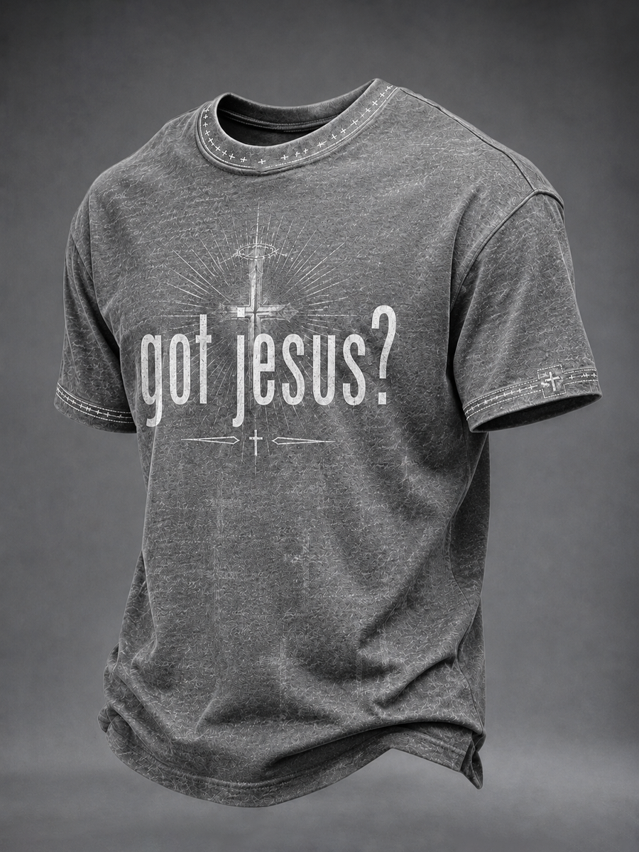 Men's Jesus short sleeves t-shirt