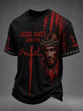 Men's Christian JESUS Short Sleeve T-shirt
