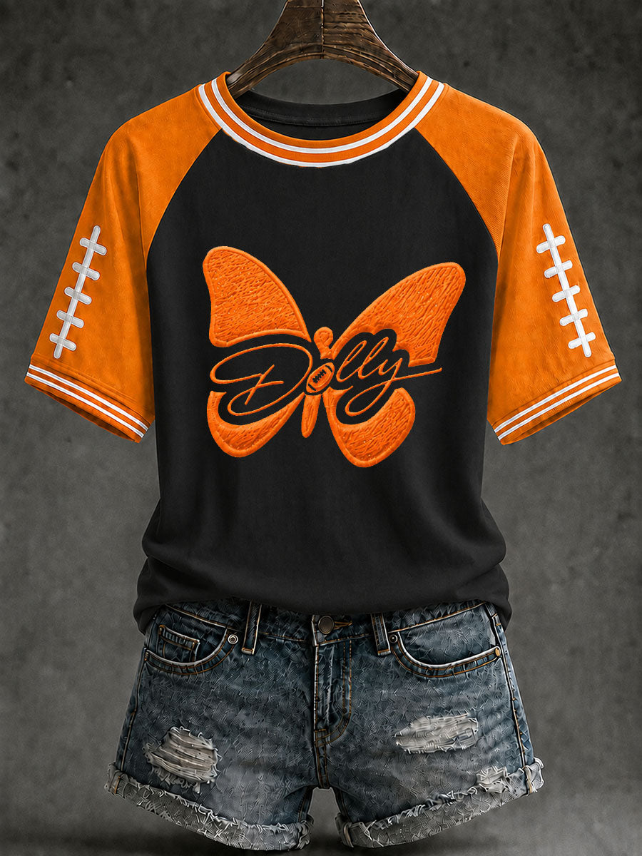 Women's Game Day Football Print Casual T-Shirt