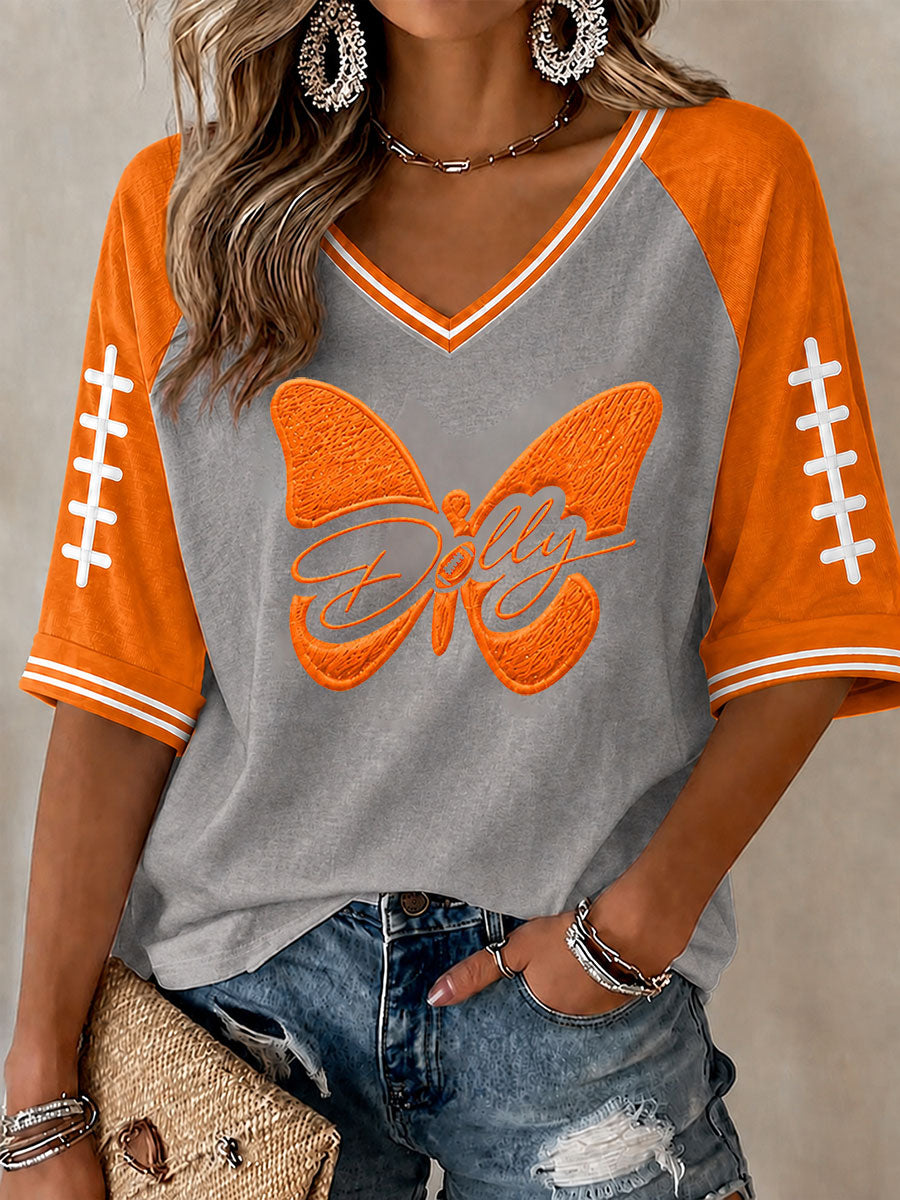 Women's Game Day Football Printed Casual T-Shirt