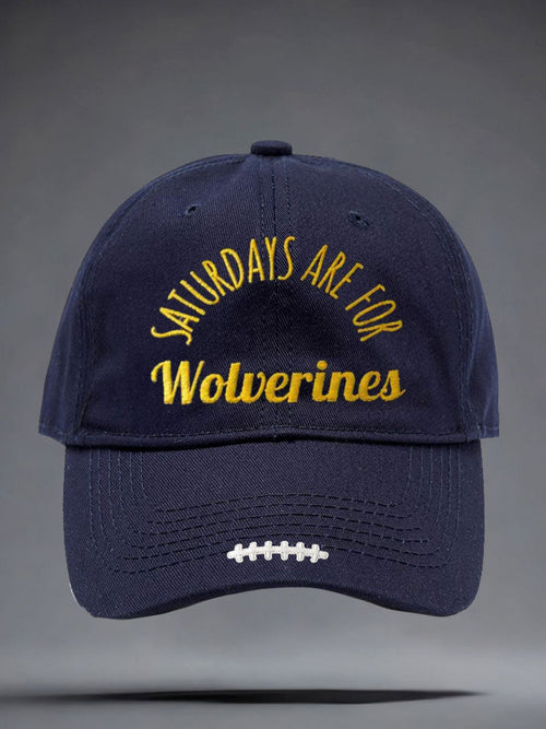 Unisex Michigan University Football Lover Printed Hat
